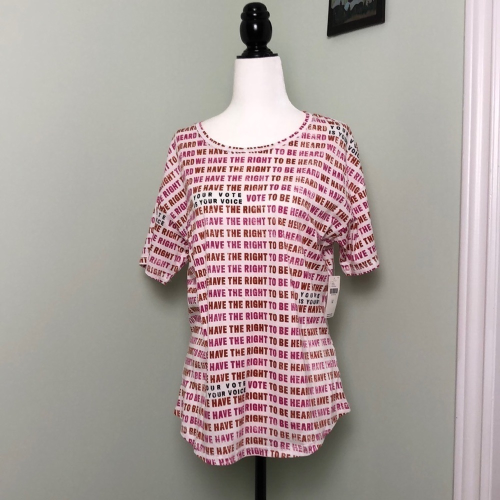 ❤️ M ❤️ NWT Anthro Graphic Tee We Have The Right Voting Political​